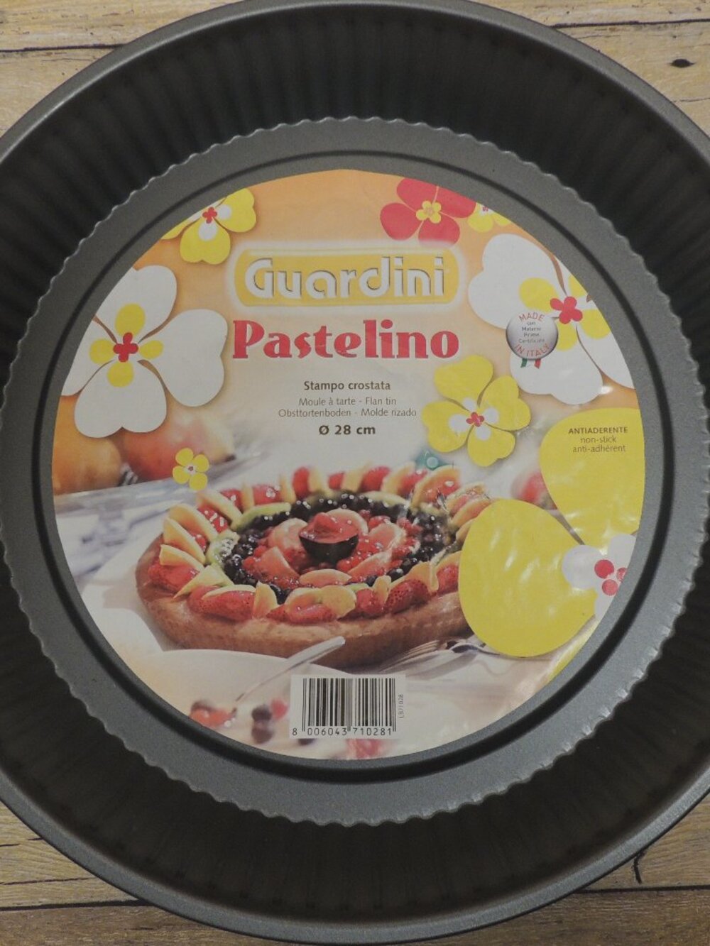 Guardini Pastelino 11 in Round Tart/Flan Pan NEW